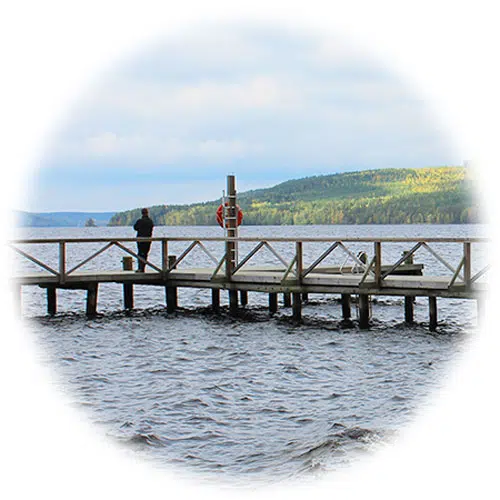 Dock and Lake Päijänne
