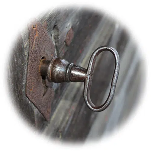 A Key in old lock